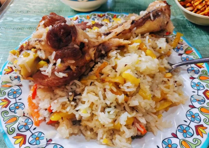 新疆傳統美食抓飯